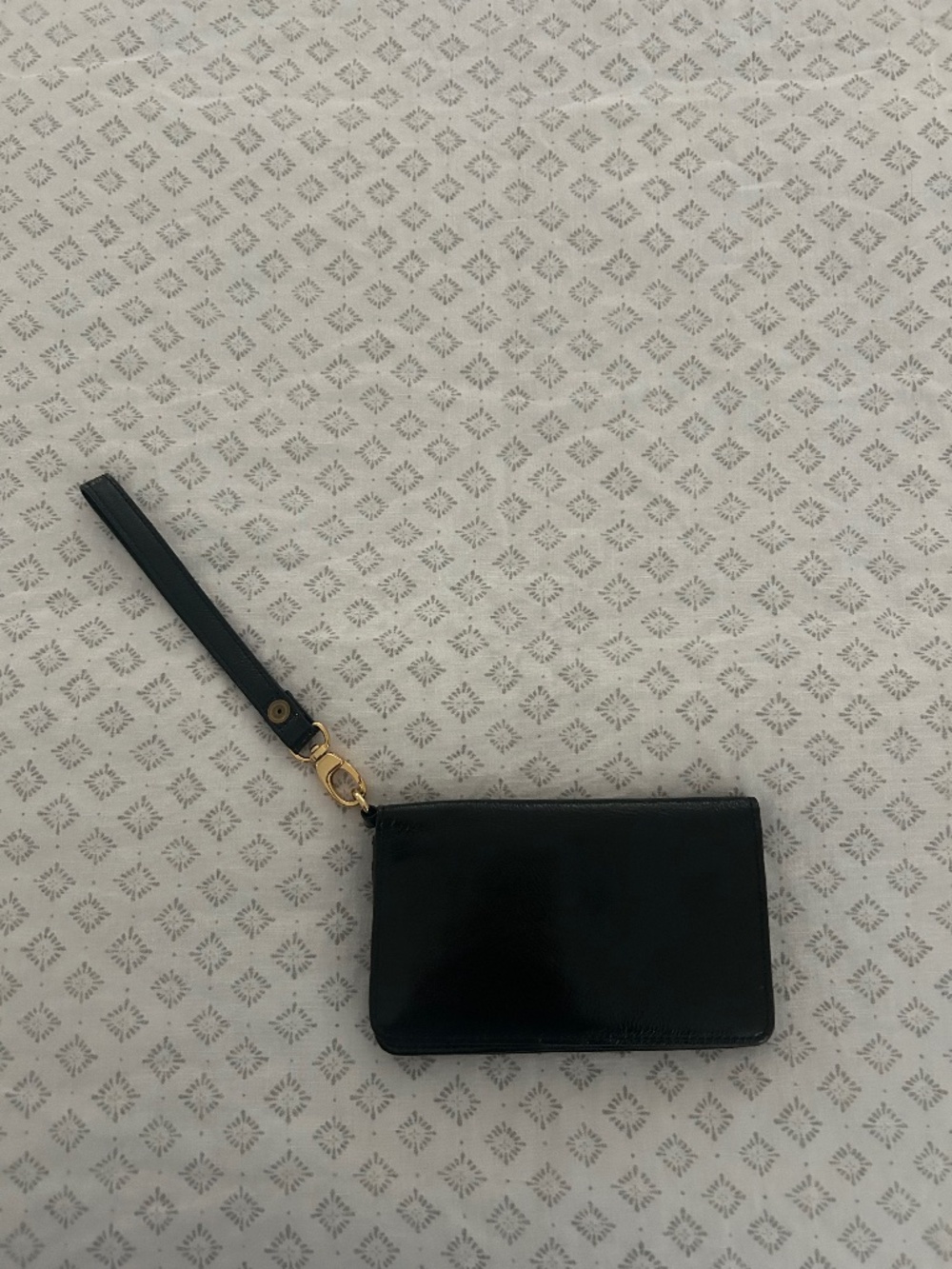 Tiny black clutch